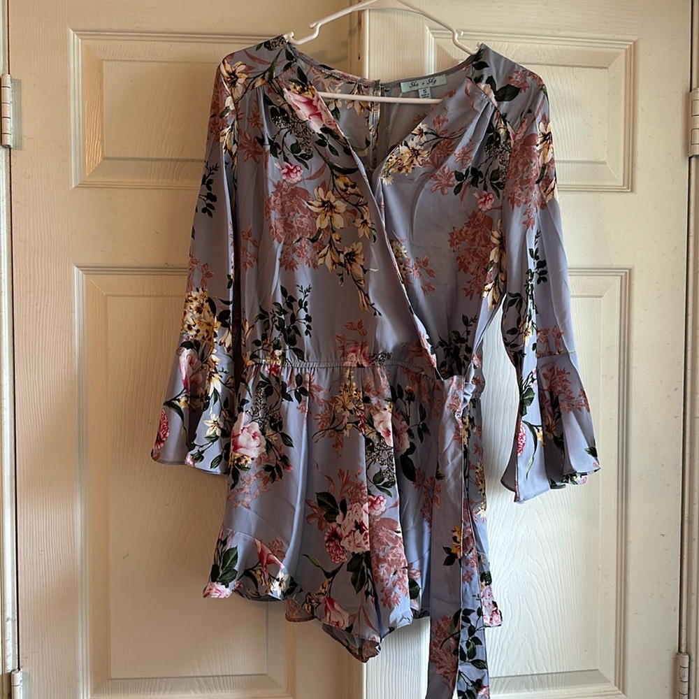 Long sleeve romper